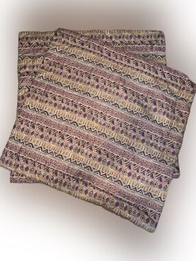 🔴Vintage JCPenny Pillow Shams Pillow Covers Southwest Bohemian Pattern Geometric
